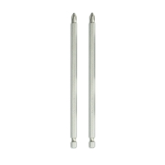 Dedra Końcówki wkrętakowe krzyżowe bity PZ2 100mm 2szt.