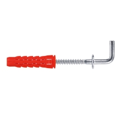 Wkręt-met Kołek SFX uniwersalny 8x40mm z hakiem kątowym 4szt
