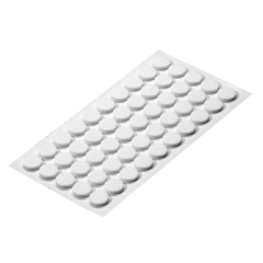 Hettich Podkładki zestaw Eva okrągłe białe 50sz śr.10mm