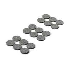 Hettich Podkładki wełniane szare śr. 25x3mm 18szt