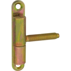 Metro Zawias drzwiowy przykręcany ocynkowany żółty 14x60mm