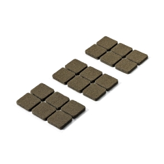 Hettich Podkładki filcowe brąz 22x22mm 18szt