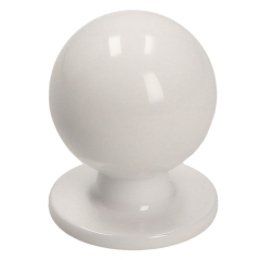 Gamet Gałka meblowa biała połysk GN32 25 mm