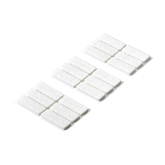 Hettich Podkładki filcowe białe 44x16mm 18szt