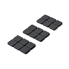 Hettich Podkładki pianka EVA czarne 21x21x5mm 18szt
