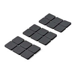 Hettich Podkładki pianka EVA czarne 28x28x5mm 18szt