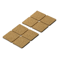Hettich Podkładki korkowe samoprzylepne 40x40x3mm 8szt