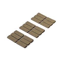 Hettich Podkładki filcowe brąz 44x16mm 18szt