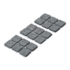 Hettich Podkładki wełniane szare 20x20x3mm 18szt