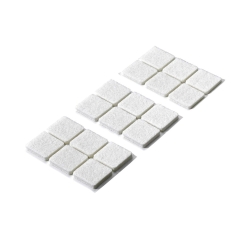 Hettich Podkładki filcowe białe 28x28mm 18szt