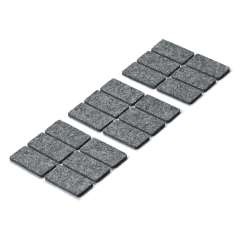 Hettich Podkładki wełniane szare 20x40x3mm 18szt