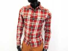 *E Abercrombie Fitch Mens Shirt Checks Red S