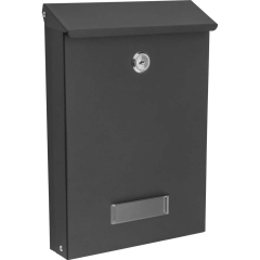 Skrzynka na listy SIENA grafit 18,3 x 26 cm