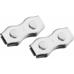 Lux-Tools Zacisk podwójny nierdzewny 1,5-3mm 2szt.