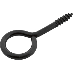 Hak zamknięty czarny ocynkowany 5x40mm 2szt