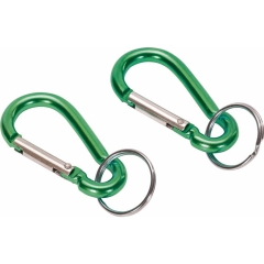 Lux-Tools Karabińczyk zielony 5x50mm 2szt.
