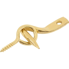 Hak do pianina mosiądz 20mm 4szt
