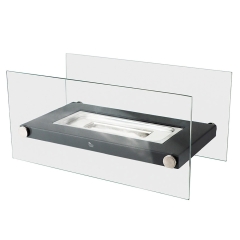 DuraHealth Biokominek Melania czarny 34 x 17 x 16 cm