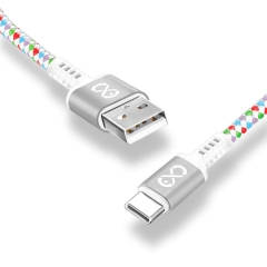 Kabel DIAMOND USB-USB C 1,5m biały