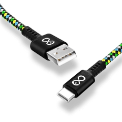 Kabel DIAMOND USB-USB C 1,5m czarny
