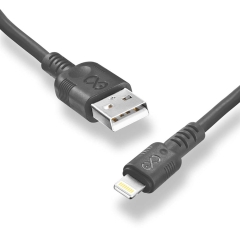Kabel WHIPPY USB-Light 0,9m szary