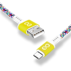 Kabel DIAMOND USB- m USB 1,5m wielokolorowy
