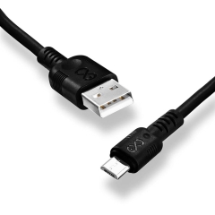 Kabel WHIPPY USB- m USB 2m czarny