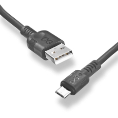 Kabel WHIPPY USB- m USB 2m szary