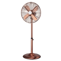 Wentylator podłogowy 40cm 50W miedziany
