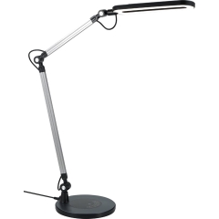 Lampka biurkowa LED z regulacją światła czarna 9W wys.64cm