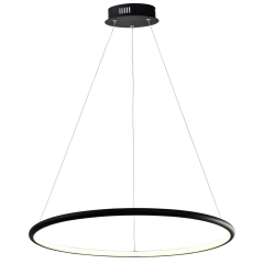 Reality Lampa wisząca RAGI LED czarna śr.63cm czarna 36W