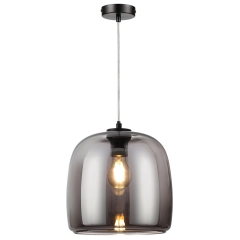 Lampa wisząca ENOLA czarna śr.25cm E27