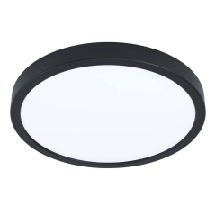 Eglo Plafon LED FUEVA 5 czarny śr.28,5cm 20W 4000K
