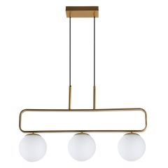 Candellux Lampa wisząca JOVE mosiądz 3xG9