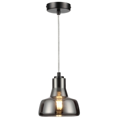 Lampa wisząca HAGA czarna śr.16,5cm E27