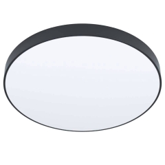 Eglo Plafon LED ZUBIETA-A czarny śr.45cm 24W