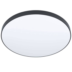 Eglo Plafon LED ZUBIETA-A czarny śr.59cm 36W