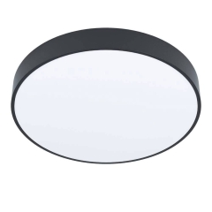 Eglo Plafon LED ZUBIETA-A czarny śr.30cm 18W