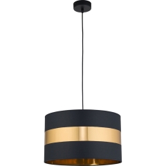 TK Lighting Lampa wisząca PARIS GOLD złota śr.50cm E27