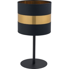 TK Lighting Lampka nocna PARIS GOLD złota śr.30cm E27