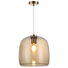 Lampa wisząca ENOLA amber śr.25cm E27