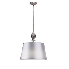 Candellux Lampa wisząca PRIMA srebrna 1xE27