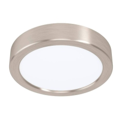 Eglo Plafon LED FUEVA 5 nikiel śr.16cm 10,5W 4000K