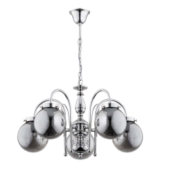 Alfa Lampa wisząca HERO srebrna 5xE14