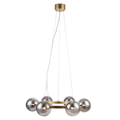 Markslöjd Lampa wisząca CIRCLE złota 6xG9