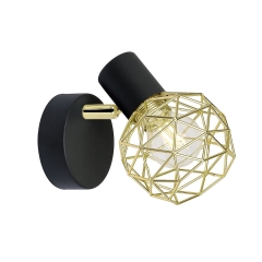 Candellux Kinkiet ACROBAT czarno-złoty E14