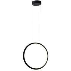 Reality Lampa wisząca RAGI LED czarna śr.34cm czarna 18W