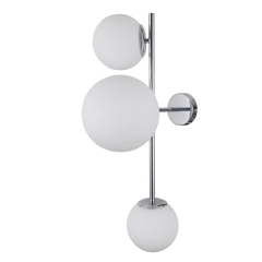 Italux Lampa wisząca VAILANTE srebrna E27 2xE14