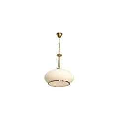 Lampa AJE-RITA stal szkło patyna
