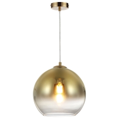 Lampa wisząca CASTILO złota śr.25cm E27